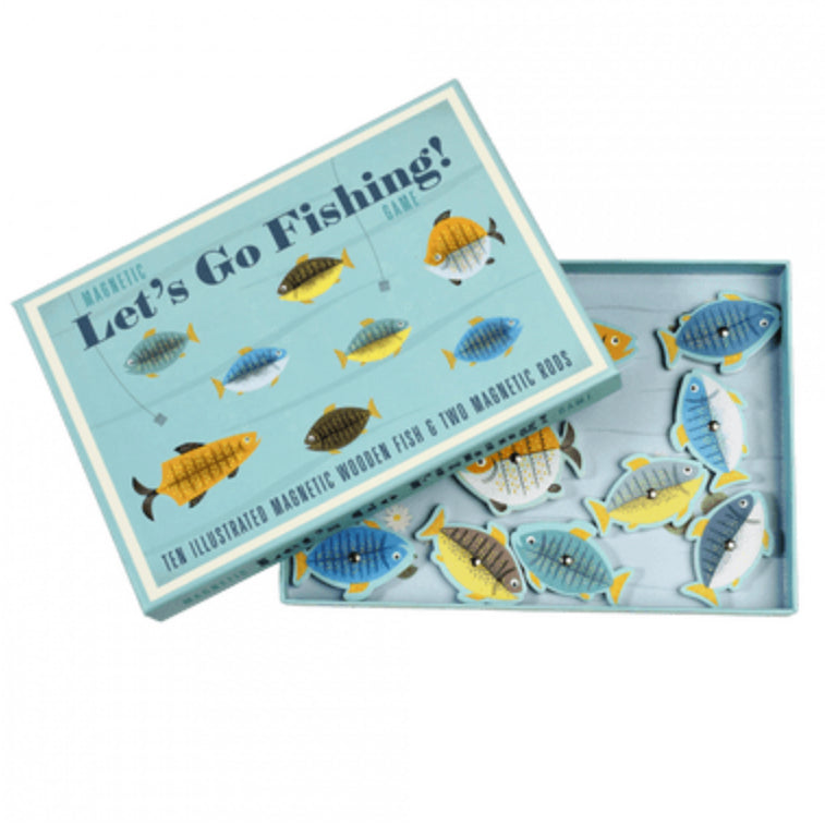 Magnetic lets go fishing game .