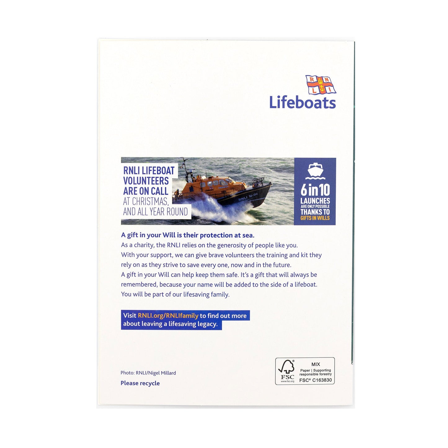 Lifeboat Christmas cards Christmas lighthouse