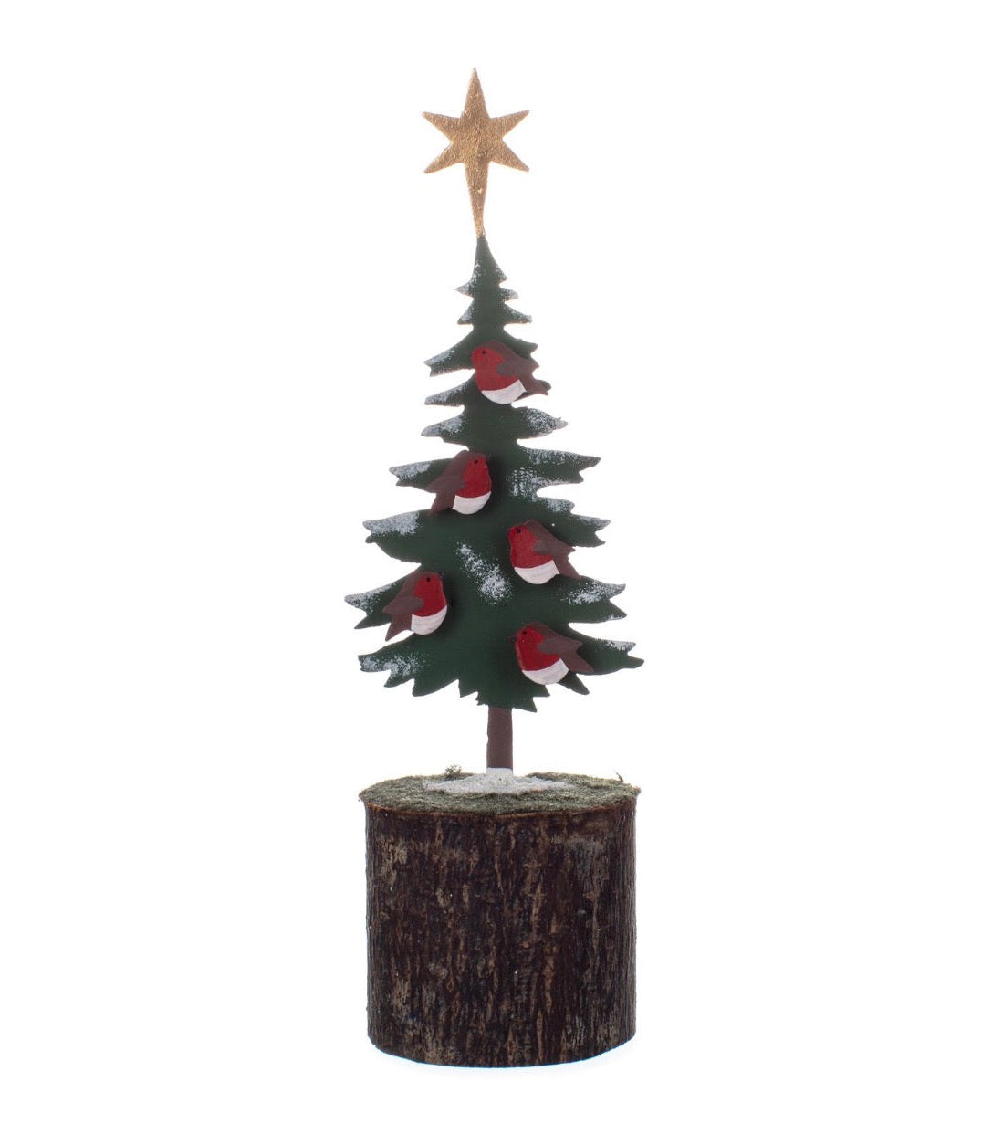 Robin Christmas tree standing ornament.