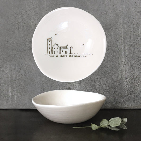 Home is where the heart is ceramic trinket dish by East of India