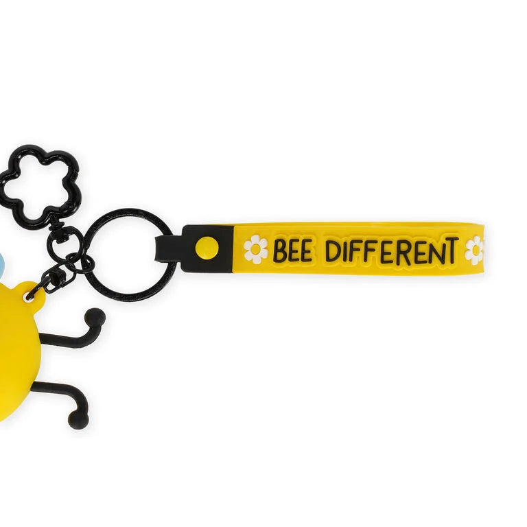 Bee Coin Purse with Key Ring - Mini Kawaii