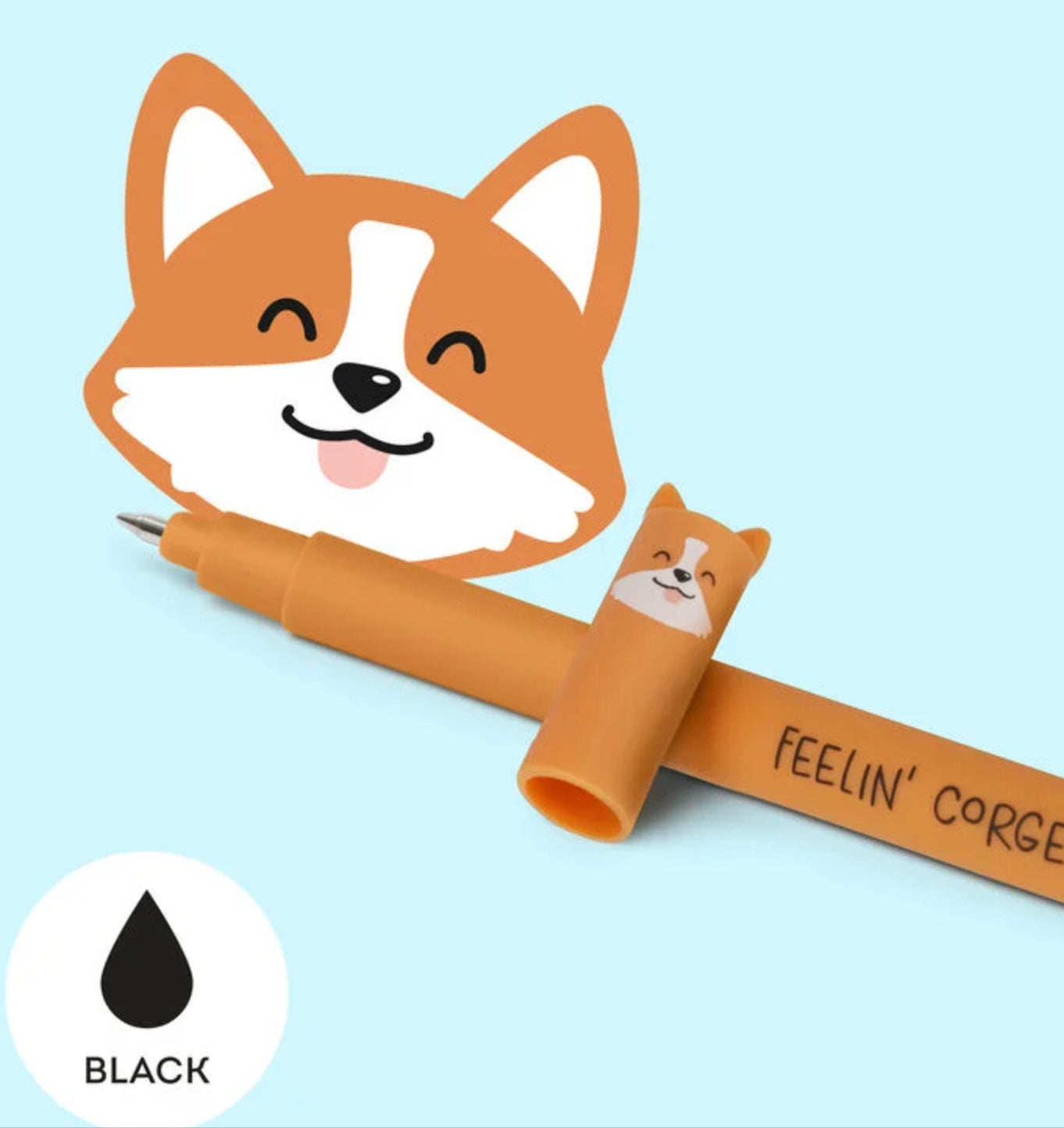 Corgi erasable pen by legami