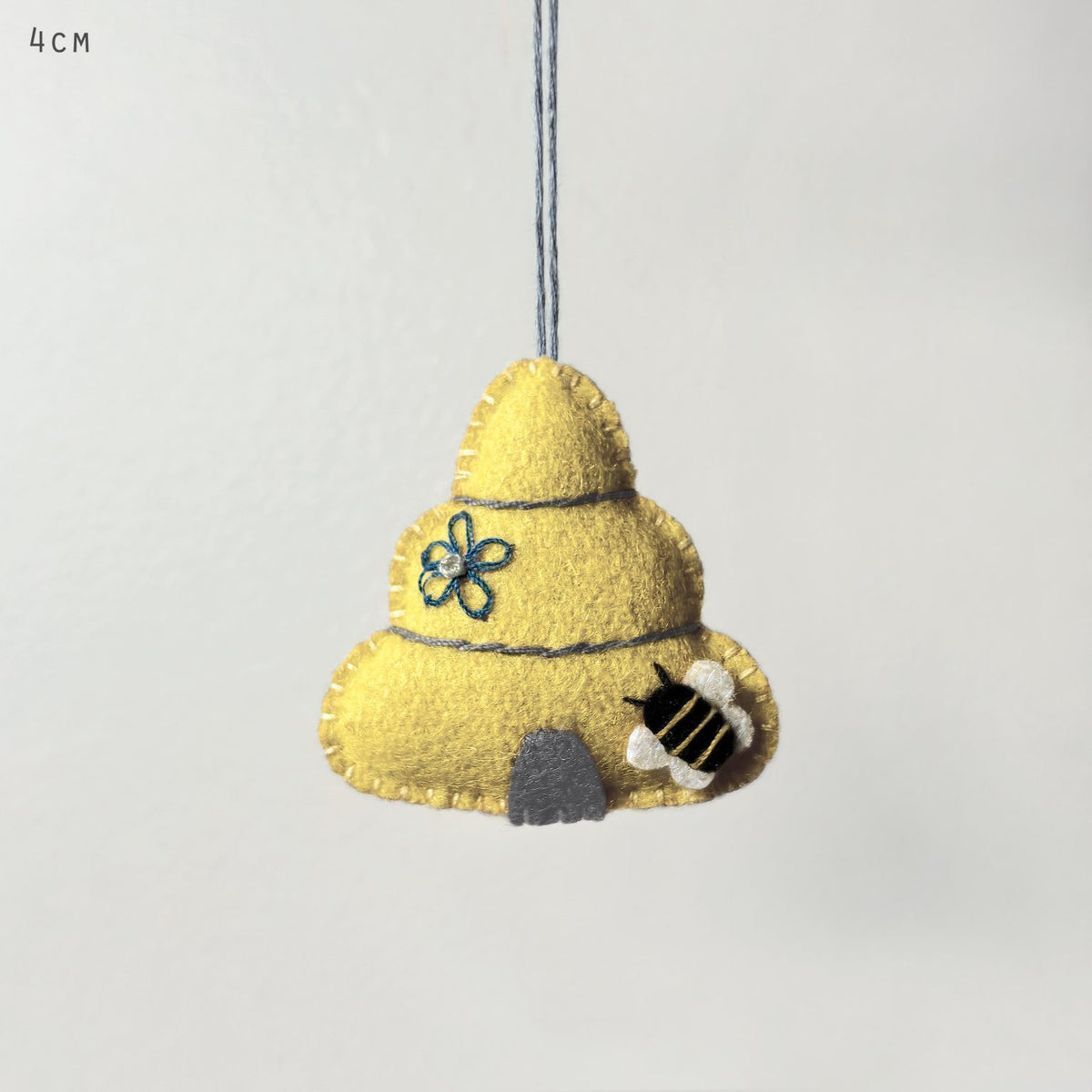 Embroidered hanging beehive-Small
