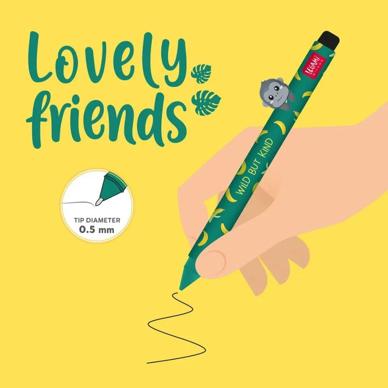 Gorilla lovely friends gel pen by legami