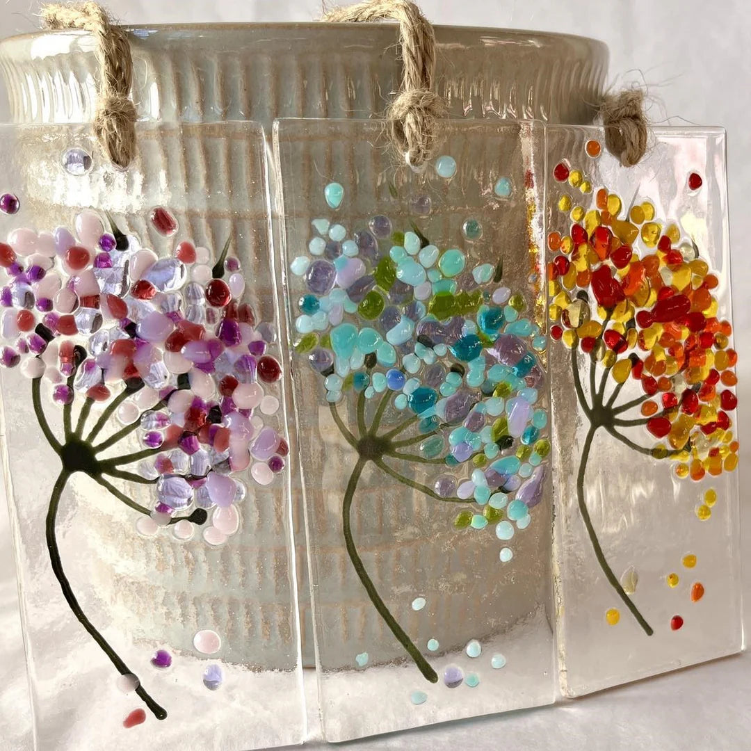 Berserks Glass Agapanthus style Flower Hanging
