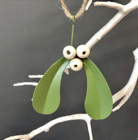 Mistletoe hanging decoration by Shoeless Joe