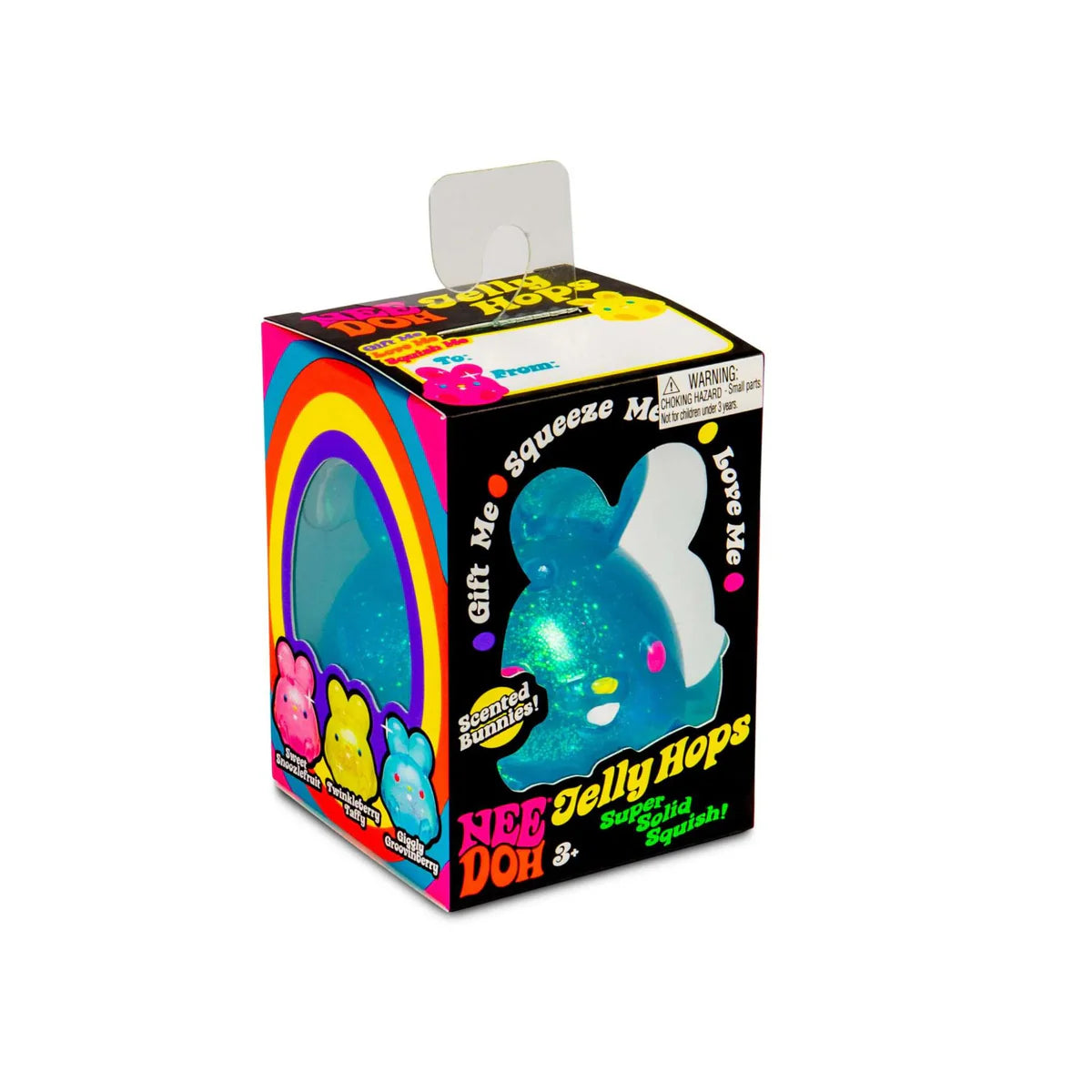 NeeDoh Jelly Hops Scented Bunny Squishy Fidget Toys for Kids Fun Sensory Toy