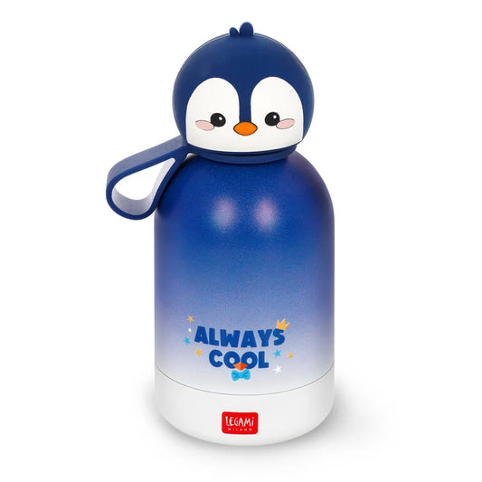 Penguin water bottle by Legami