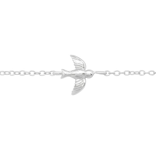 Bird sterling silver bracelet