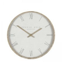 12" Nordic Tofu Wall Clock. Thomas Kent clocks