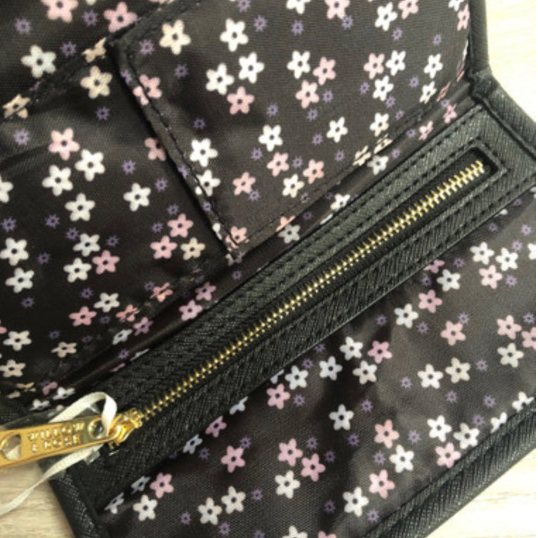 Ta-Da! Black jewellery roll. Travel jewellery roll by willow & rose