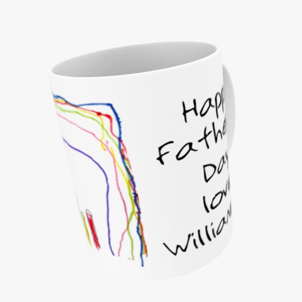 Personalised Mug with child’s own artwork on (ceramic)