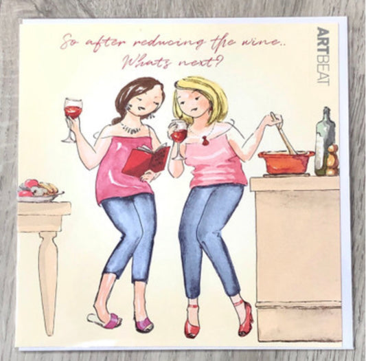Card- So after reducing the wine .. what’s next?