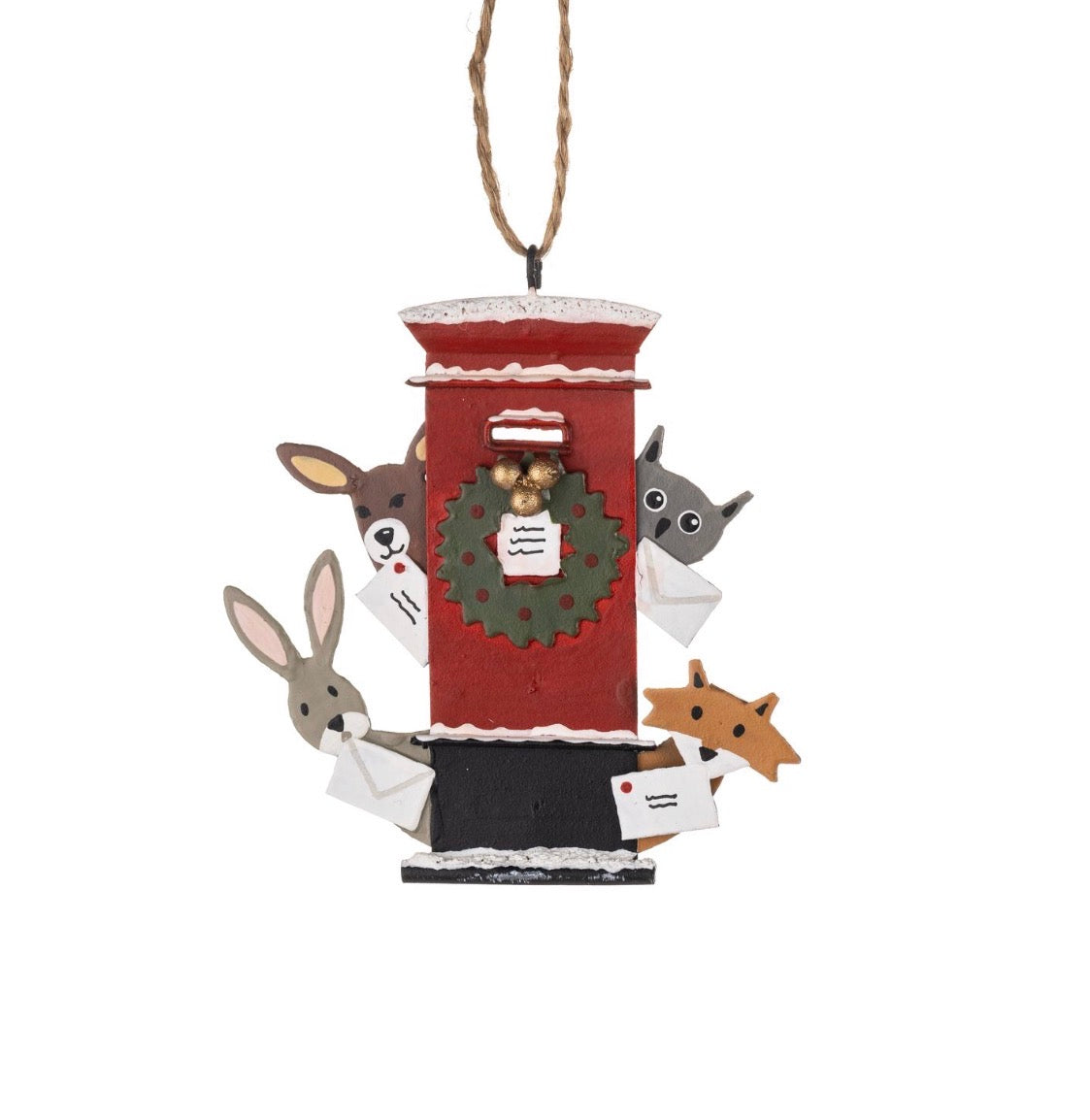Peek a Boo Letter box Christmas tree decoration