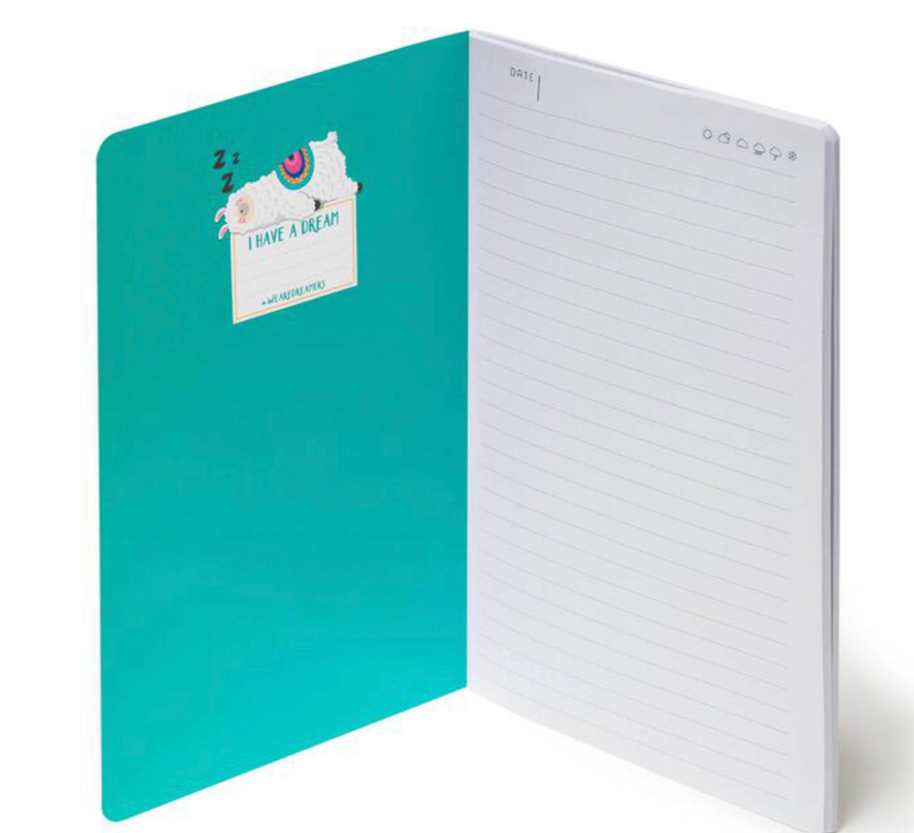 A 5 no probllama notebook by Legami