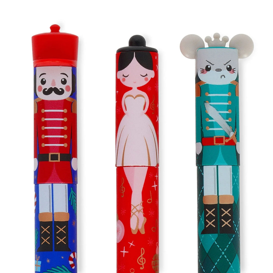 Set of 3 Erasable Gel Pens - The Nutcracker