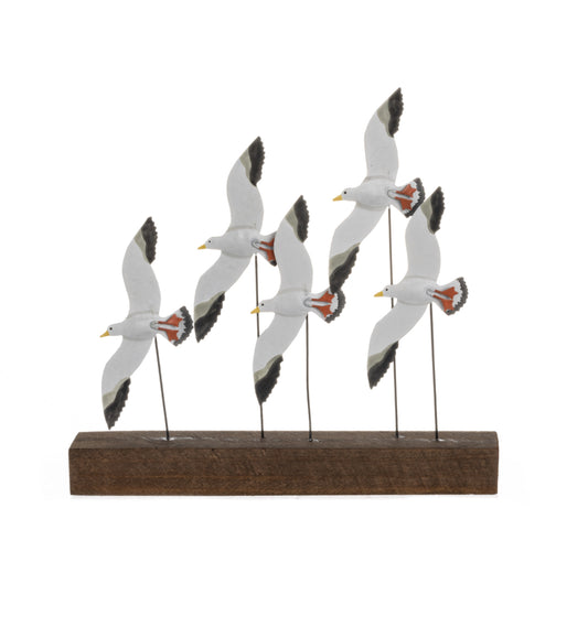 Soaring Seagulls ornament