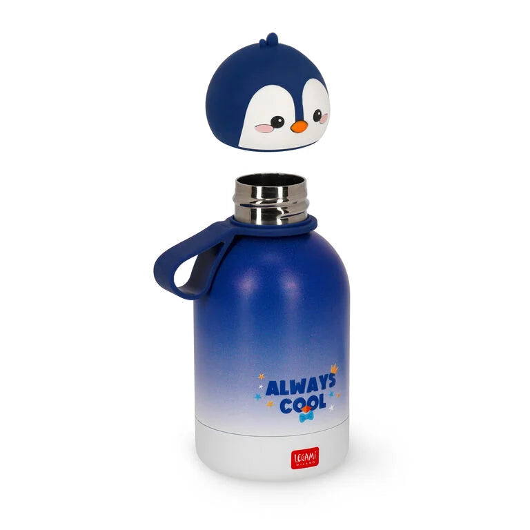 Penguin water bottle by Legami