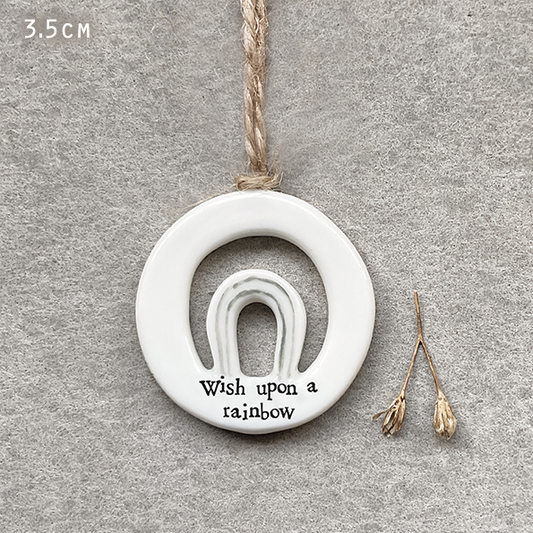 wish upon a rainbow, hanging keepsake by East of India