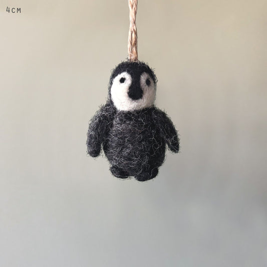 Needle felted decoration-Small baby penguin