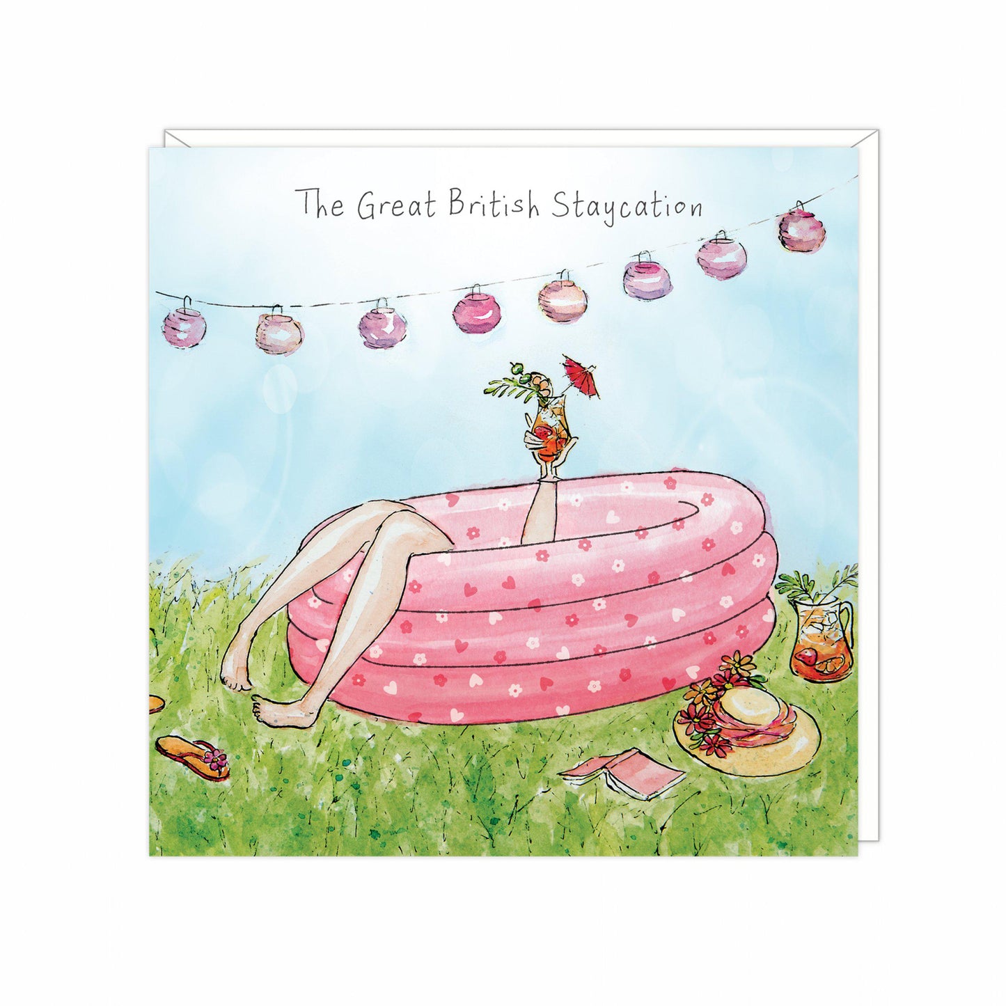 The great British staycation. Birthday card