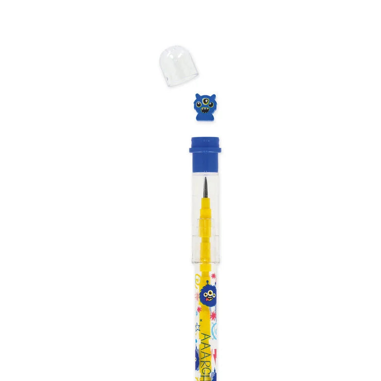 Monster Stackable Pencil with Eraser - Take a Tip