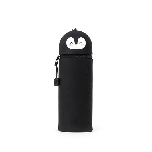 Penguin "Always Cool" 2-in-1 Silicone Pencil Case