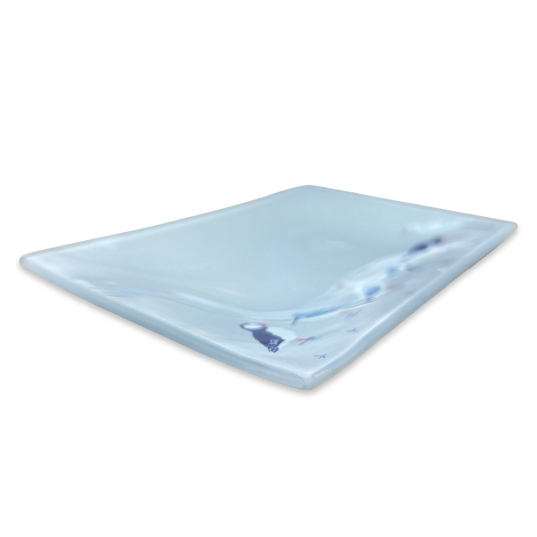 Glass Trinket/soap dish RSPB