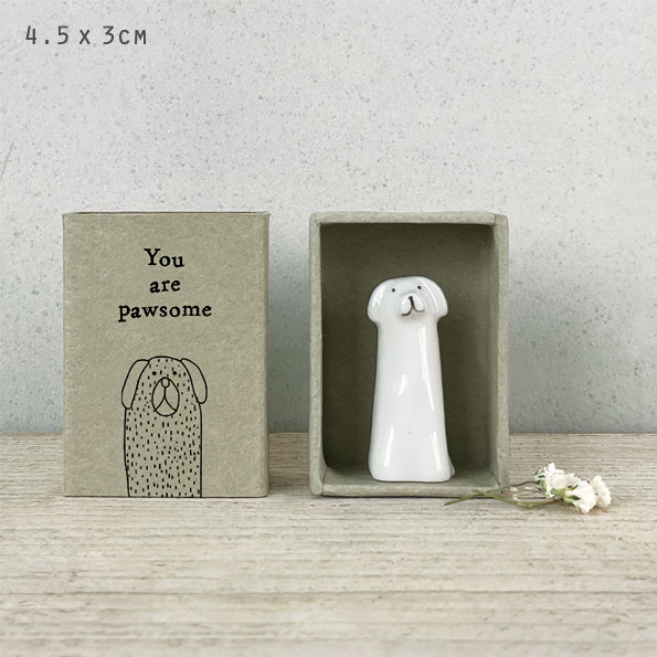 matchbox dog ornament- you are pawsome