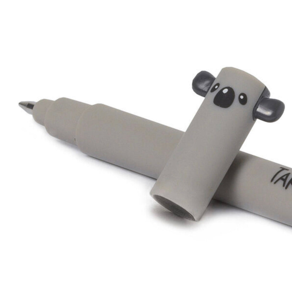Koala erasable red gel ink pen. Legami