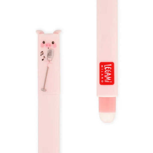 Farm yard pig erasable pen by Legami
