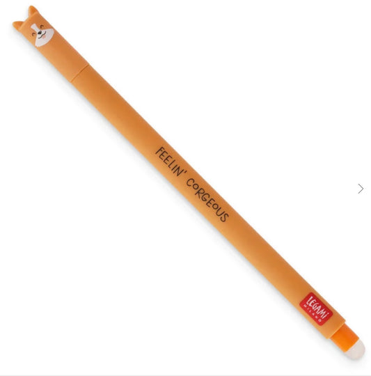 Corgi erasable pen by legami