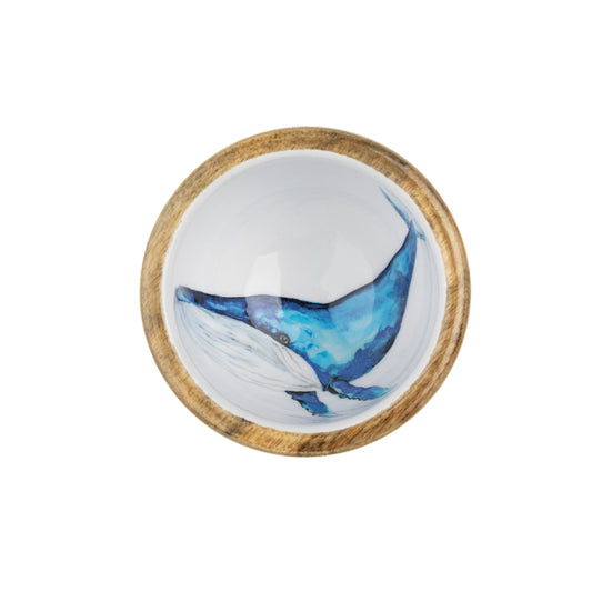 Blue whale nut bowl