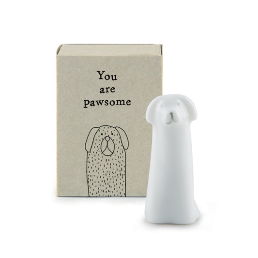 matchbox dog ornament- you are pawsome