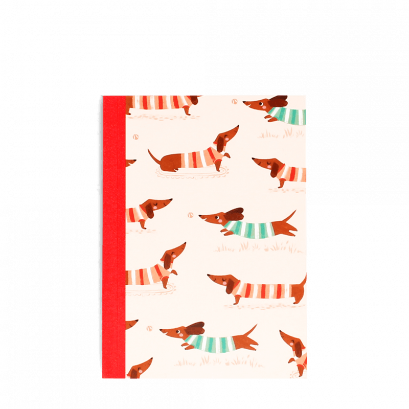 Sausage dog A6 notebook