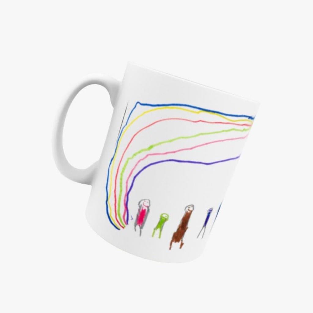 Personalised Mug with child’s own artwork on (ceramic)