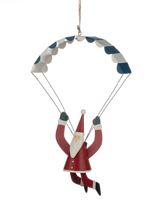 Paragliding Santa Christmas decoration