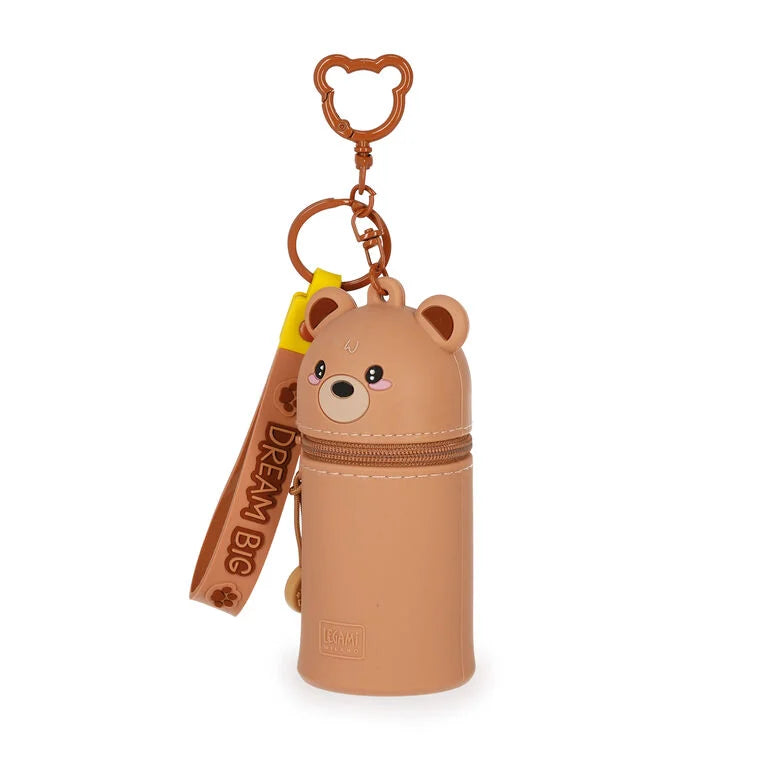 Bear Coin Purse with Key Ring - Mini Kawaii