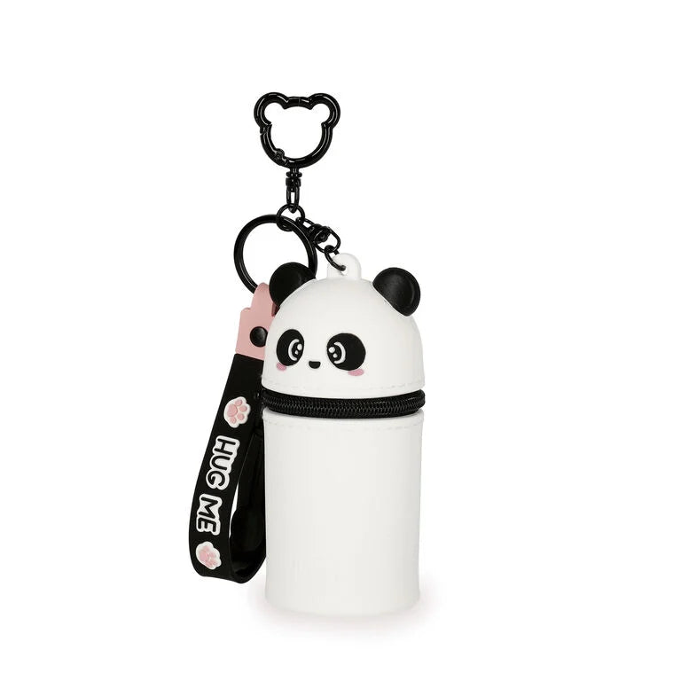 Panda Coin Purse with Key Ring - Mini Kawaii