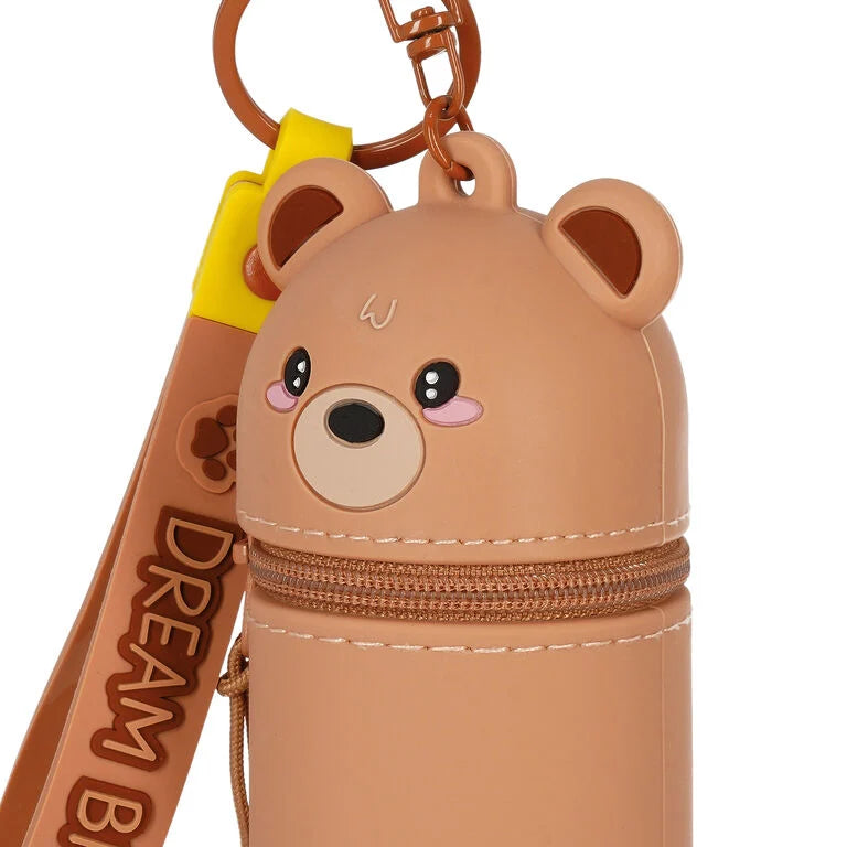 Bear Coin Purse with Key Ring - Mini Kawaii