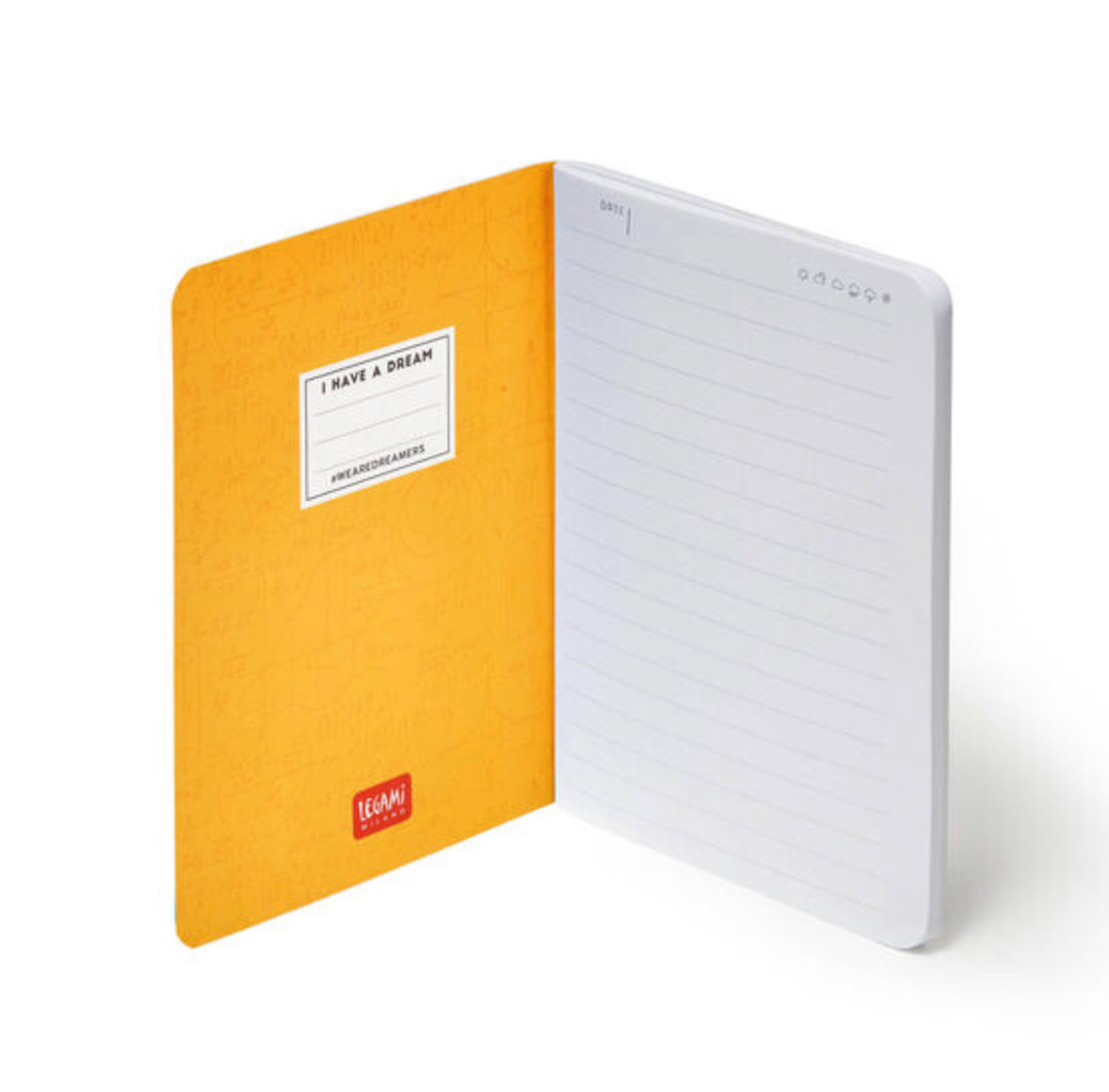 Genius lined note book A6