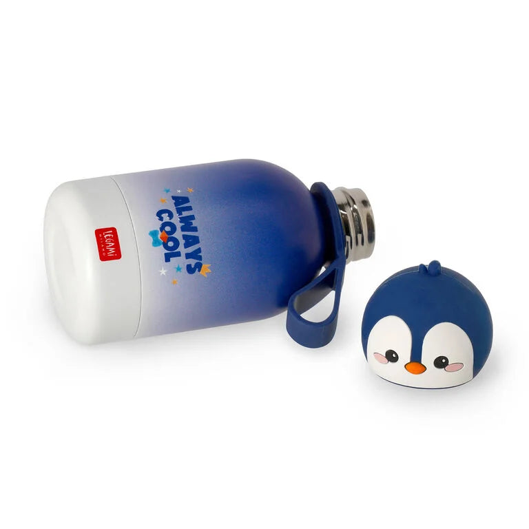 Penguin water bottle by Legami