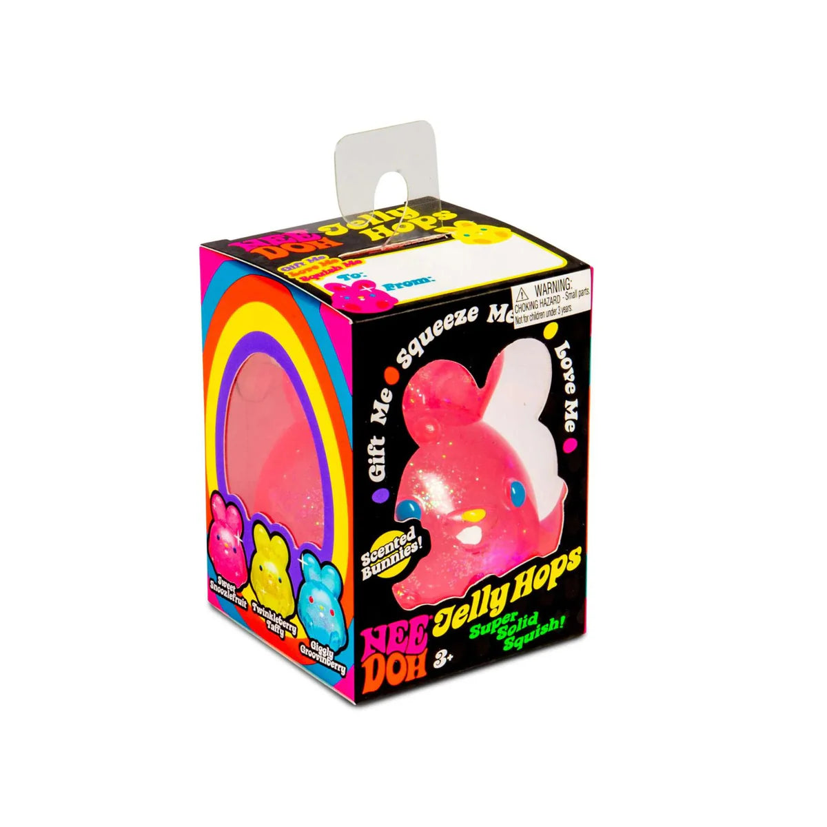 NeeDoh Jelly Hops Scented Bunny Squishy Fidget Toys for Kids Fun Sensory Toy