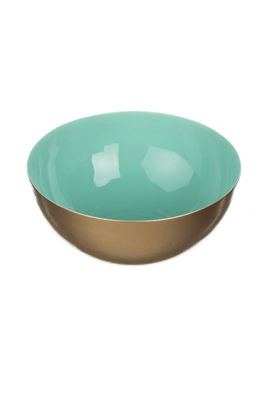 Mint green & gold bowl (medium or small)