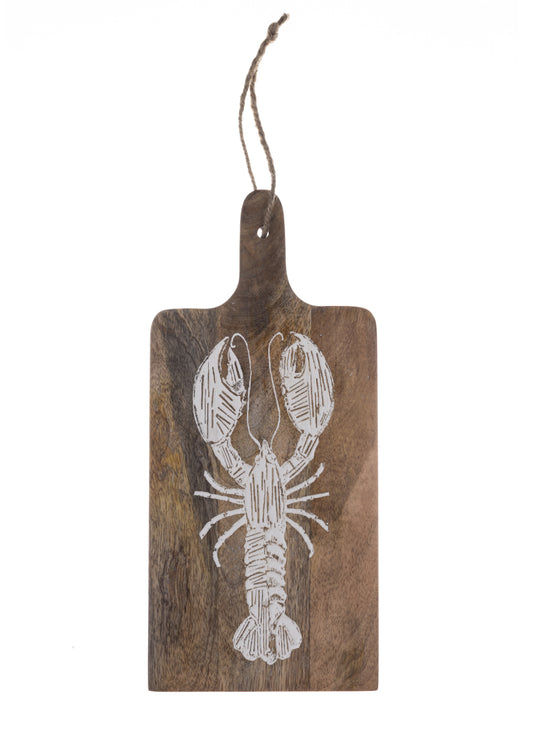 Etched Lobster wooden charcuterie Board