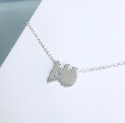 Sterling Silver hanging koala necklace