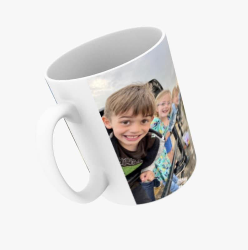 Your photo on a mug. Personalised photograph ceramic mug