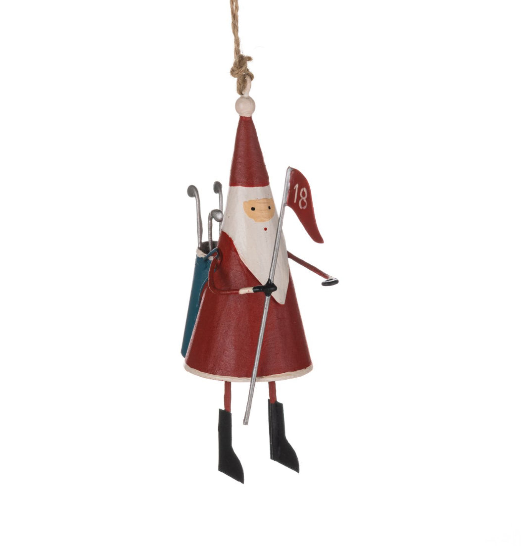 18th Hole Santa golf Christmas decoration