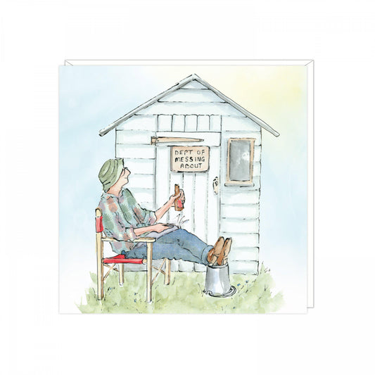 The shed - birthday card