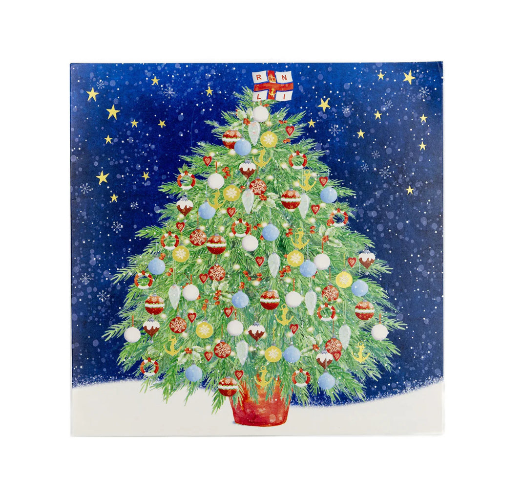 Lifeboat Christmas cards Christmas tree